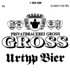 PRIVATBRAUEREI GROSS Urtyp Bier