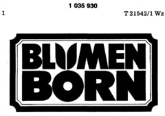 BLUMEN BORN