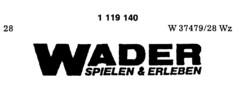 WADER SPIELEN & ERLEBEN