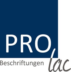 PROlac Beschriftungen