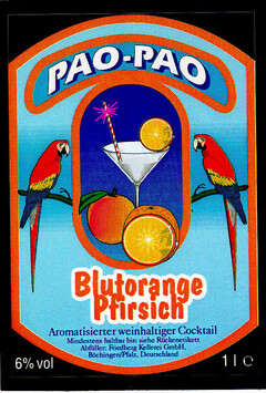 PAO-PAO Blutorange Pfirsich
