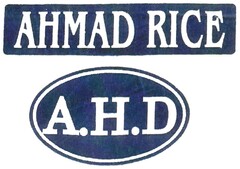 AHMAD RICE A.H.D