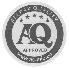 AQ ALLPAX QUALITY APPROVED www.aq-info.eu