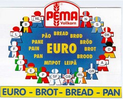 PEMA Vollkorn EURO-BROT-BREAD-PAN