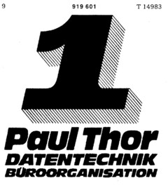 1 Paul Thor DATENTECHNIK BÜROORGANISATION