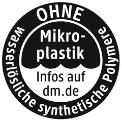 Mikro-plastik Infos auf dm.de OHNE wasserlösliche synthetische Polymere