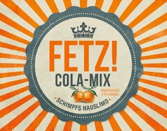 FETZ! COLA-MIX FRUCHTGEHALT 1,5% ORANGE SCHIMPFS HAUSLIMO