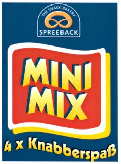 THE SNACK BAKERY SPREEBACK MINI MIX 4 x Knabberspaß