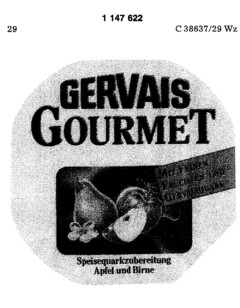 GERVAIS GOURMET Speisequarkzubereitung Apfel und Birne