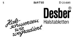 Desber Halstabletten