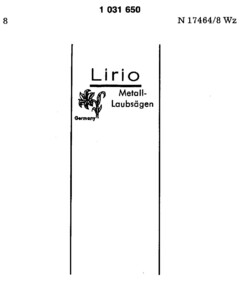 Lirio Metall-Laubsägen