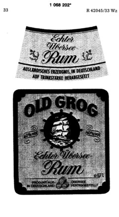 OLD GROG Echter Übersee Rum