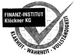 FINANZ-INSTITUT Klöckner KG