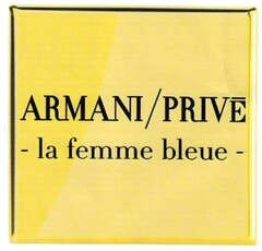 ARMANI/PRIVE - la femme bleue -