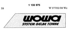 wowa SYSTEM GELBE TONNE