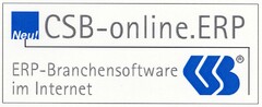 CSB-online.ERP ERP-Branchensoftware im Internet