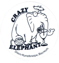 GRAZY ELEPHANT Music, fun and action Disco-Kunstkneipe, Bayreuth