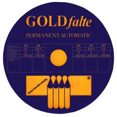GOLDfalte PERMANENT-AUTOMATIC