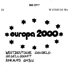 europa 2000 *** WESTDEUTSCHE HANDELSGESELLSCHAFT EINKAUFS GMBH
