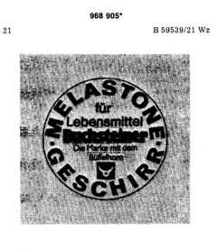 MELASTONE   GESCHIRR