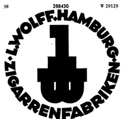 L. WOLFF HAMBURG ZIGARRENFABRIKEN