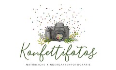 Konfettifotos NATÜRLICHE KINDERGARTENFOTOGRAFIE