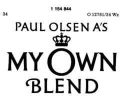 PAUL OLSEN A'S MYOWEN BLEND
