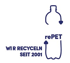 WIR RECYCELN SEIT 2001 rePET