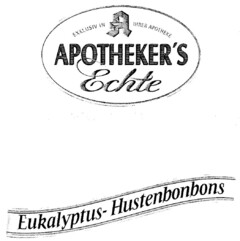 APOTHEKER'S Echte Eukalyptus-Hustenbonbons