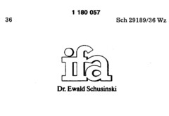 ifa Dr. Ewald Schusinski