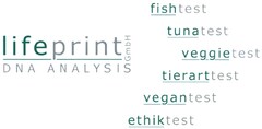 lifeprint DNA ANALYSIS GmbH fishtest tunatest veggietest tierarttest vegantest ethiktest