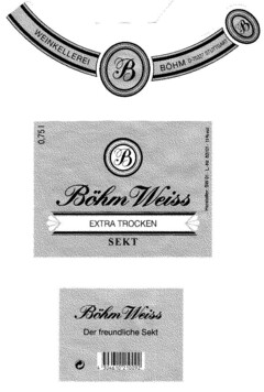 Böhm Weiss EXTRA TROCKEN SEKT