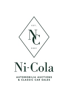 EST. NC 2001 Ni-Cola AUTOMOBILIA AUCTIONS & CLASSIC CAR SALES