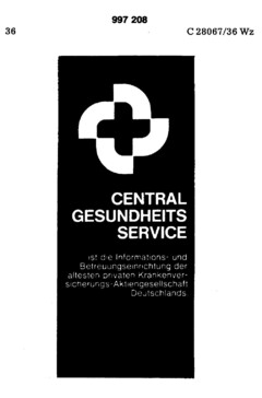 CENTRAL GESUNDHEITS SERVICE