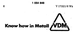 Know How in Metall VDM