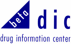 beta dic drug information center