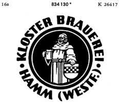 KLOSTER BRAUEREI   HAMM (WESTF.)