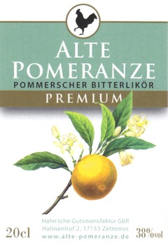 ALTE POMERANZE POMMERSCHER BITTERLIKÖR