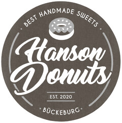 Hanson Donuts BEST HANDMADE SWEETS EST. 2020 BÜCKEBURG