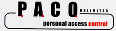 PACO UNLIMITED personal access control