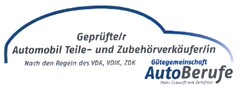 Geprüfte/r Automobil Teile- und Zubehörverkäufer/in Gütegemeinschaft AutoBerufe