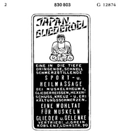 JAPAN GLIEDEROEL