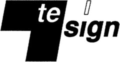 te sign