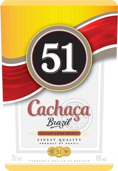 51 Cachaca Brazil FINEST QUALITY