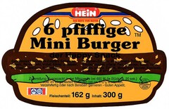Dieter HEiN 6 pfiffige Mini Burger