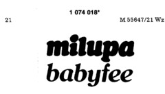 milupa babyfee