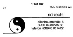 schlecht ollenhauerstraße 5 8000 München 83 telefon (089) 6 70 74 22