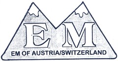 EM OF AUSTRIA/SWITZERLAND