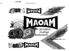 MAOAM 36 fröhlich-fruchtige Kaubonbons