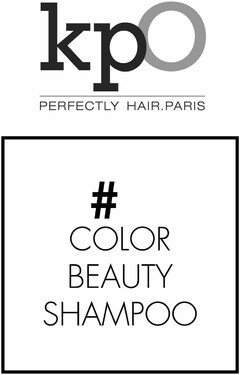 kpO PERFECTLY HAIR.PARIS #COLOR BEAUTY SHAMPOO